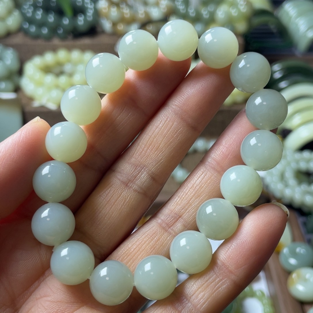 和田玉手链未镶嵌