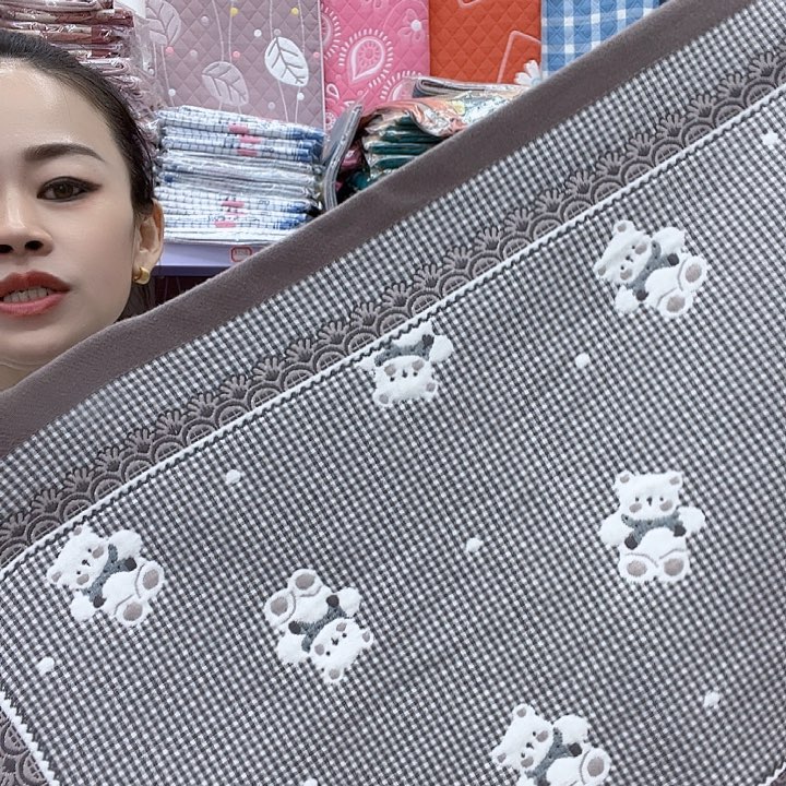 棉咖色小熊出没好