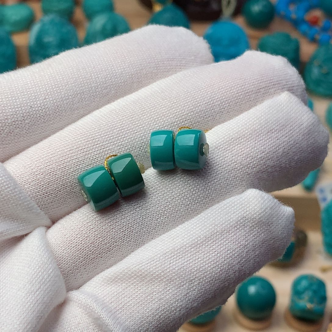 绿松石珠宝奇石未镶嵌一****?