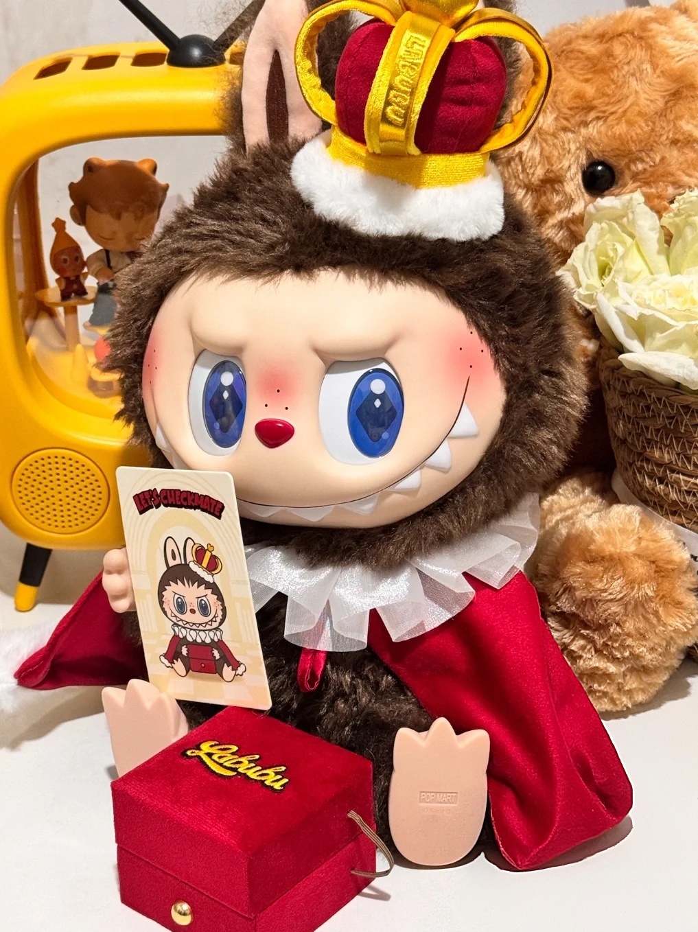 象棋大冒险系列国王毛绒摆件