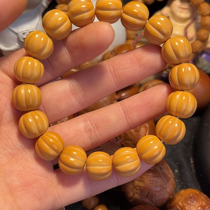 橄榄核手串/手链猴头南瓜微瑕