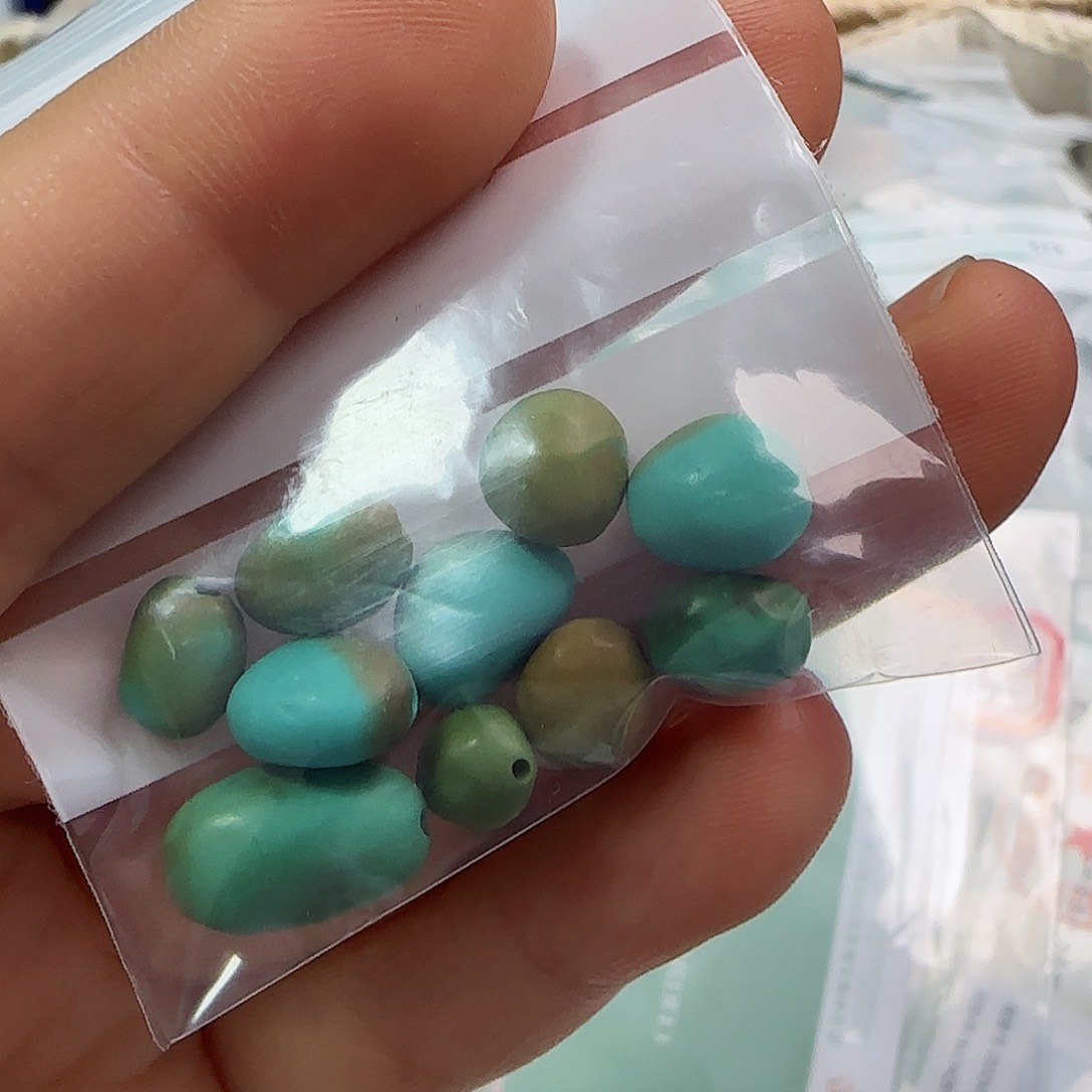 绿松石珠宝半成品未镶嵌