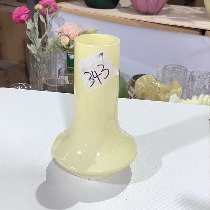 玻璃343高20口5玻璃花瓶嘎嘎好看