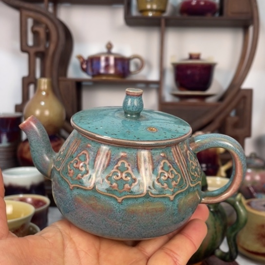 茶盏不**鹰神垕钧瓷茶器