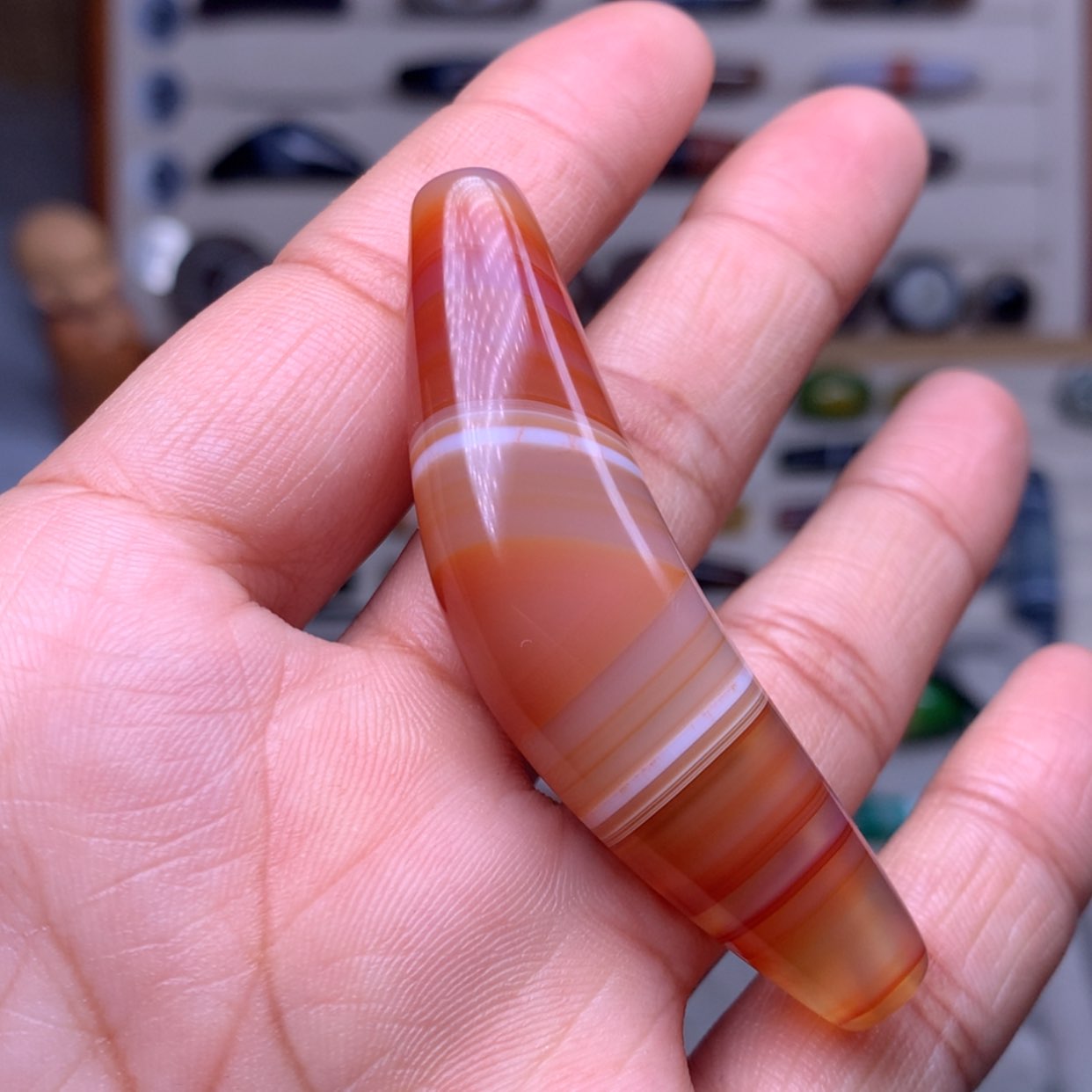 【闪购商品】玛瑙/玉髓珠宝奇石未镶嵌火****）