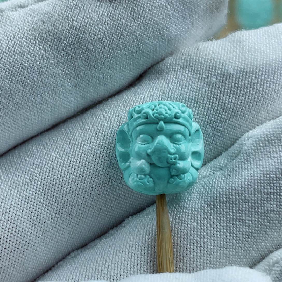 未镶嵌绿松石珠宝奇石