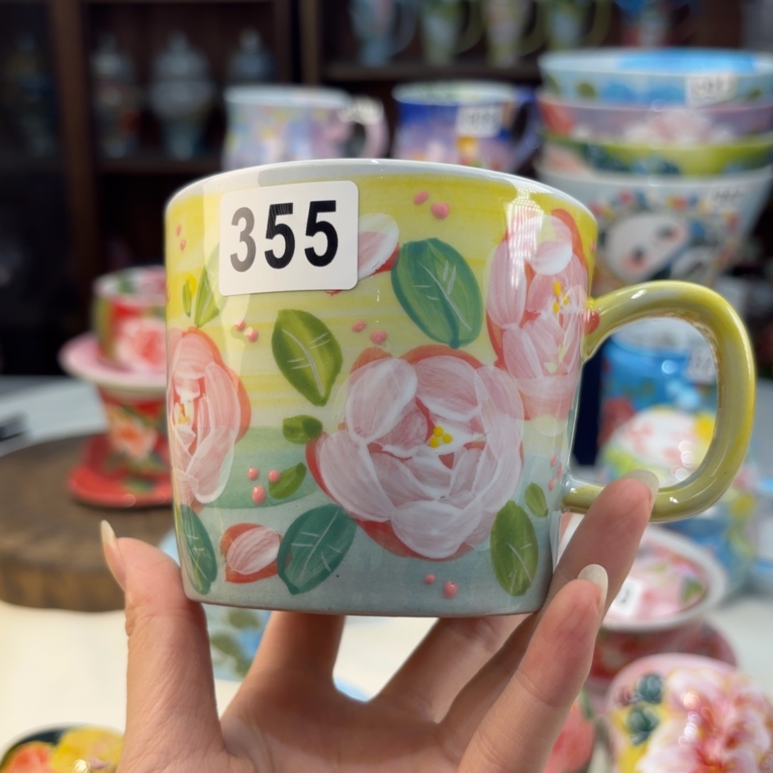 景德镇手绘高温釉下彩陶瓷茶具