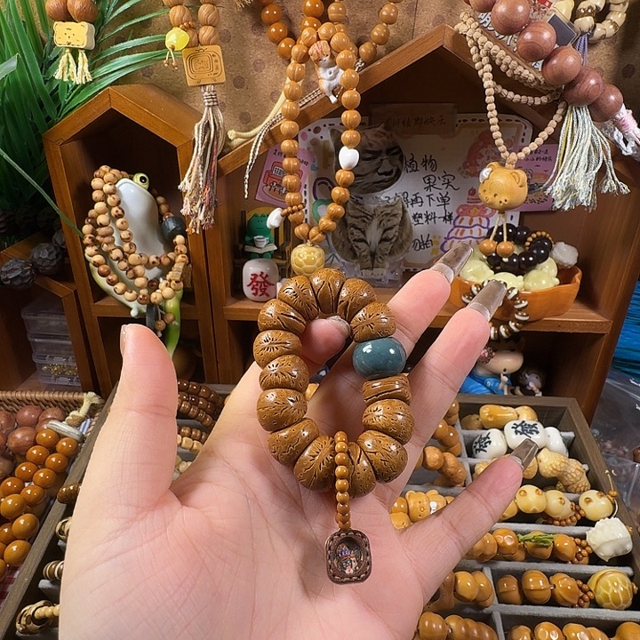 桃核吊坠桃核手捻