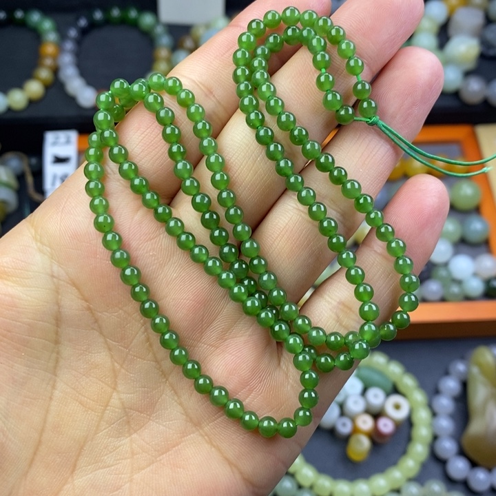 和田玉碧玉卡4未镶嵌