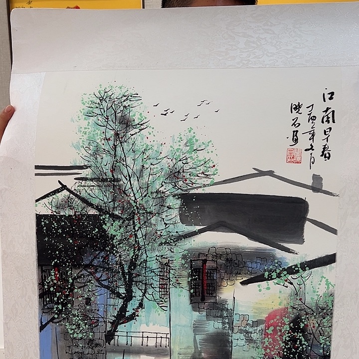 国画书画艺术作品多次在国内外