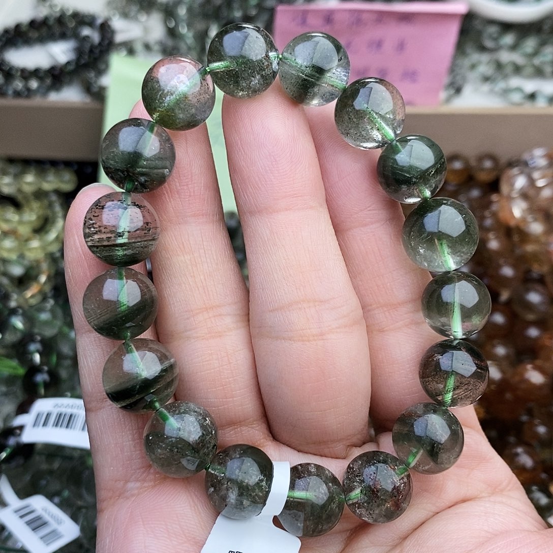 格***祥水晶手链未镶嵌卡12