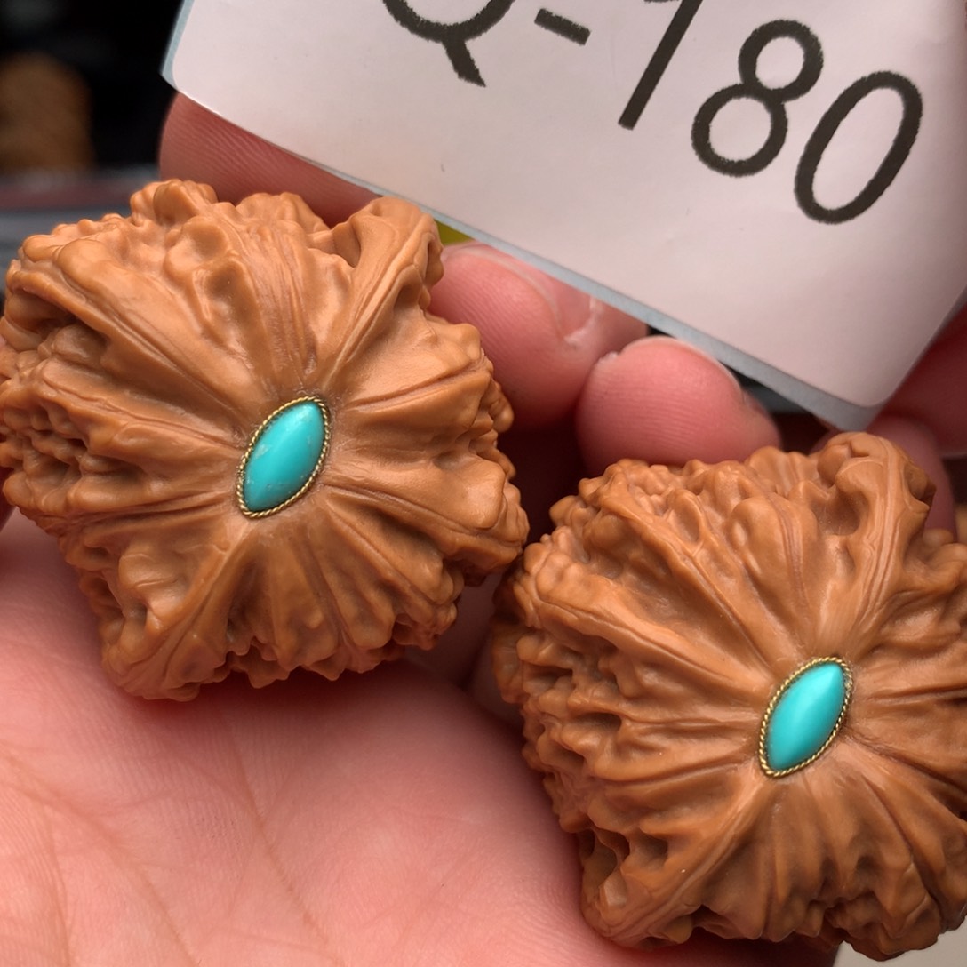 文玩核桃把件41磨盘………