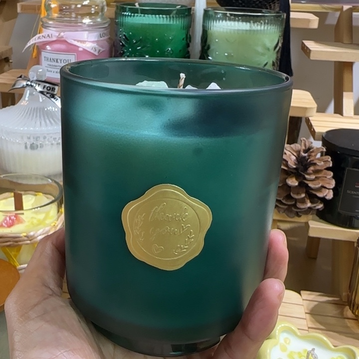 迷***所玻璃/陶瓷波罗地海露水香薰蜡烛