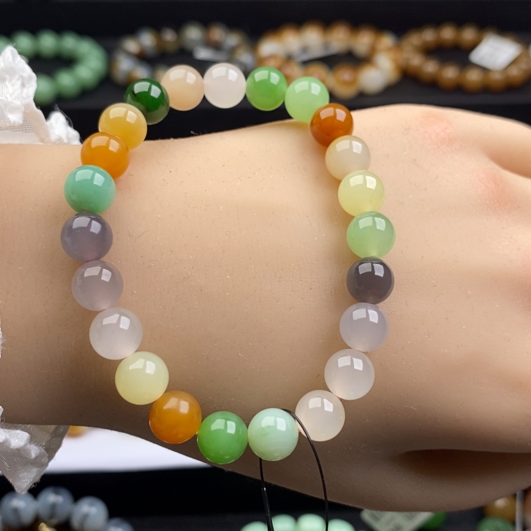 知***河和田玉未镶嵌手链