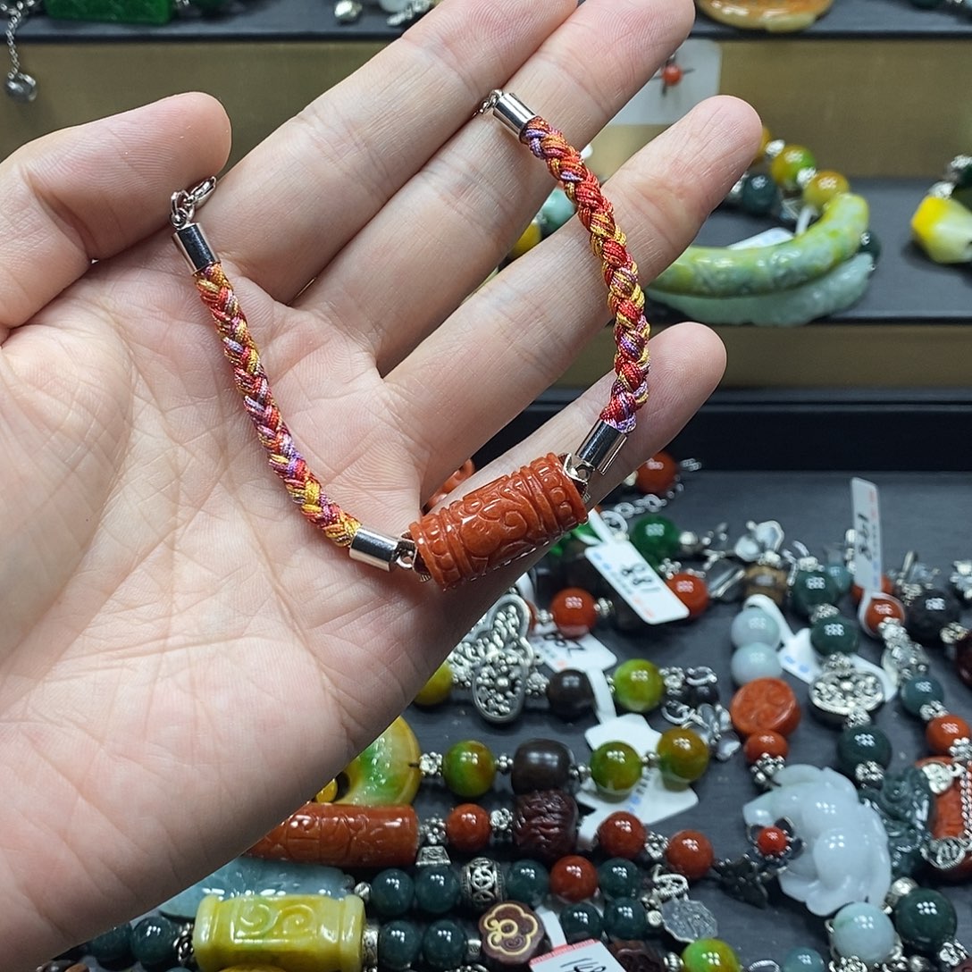 未镶嵌手链翡翠手链