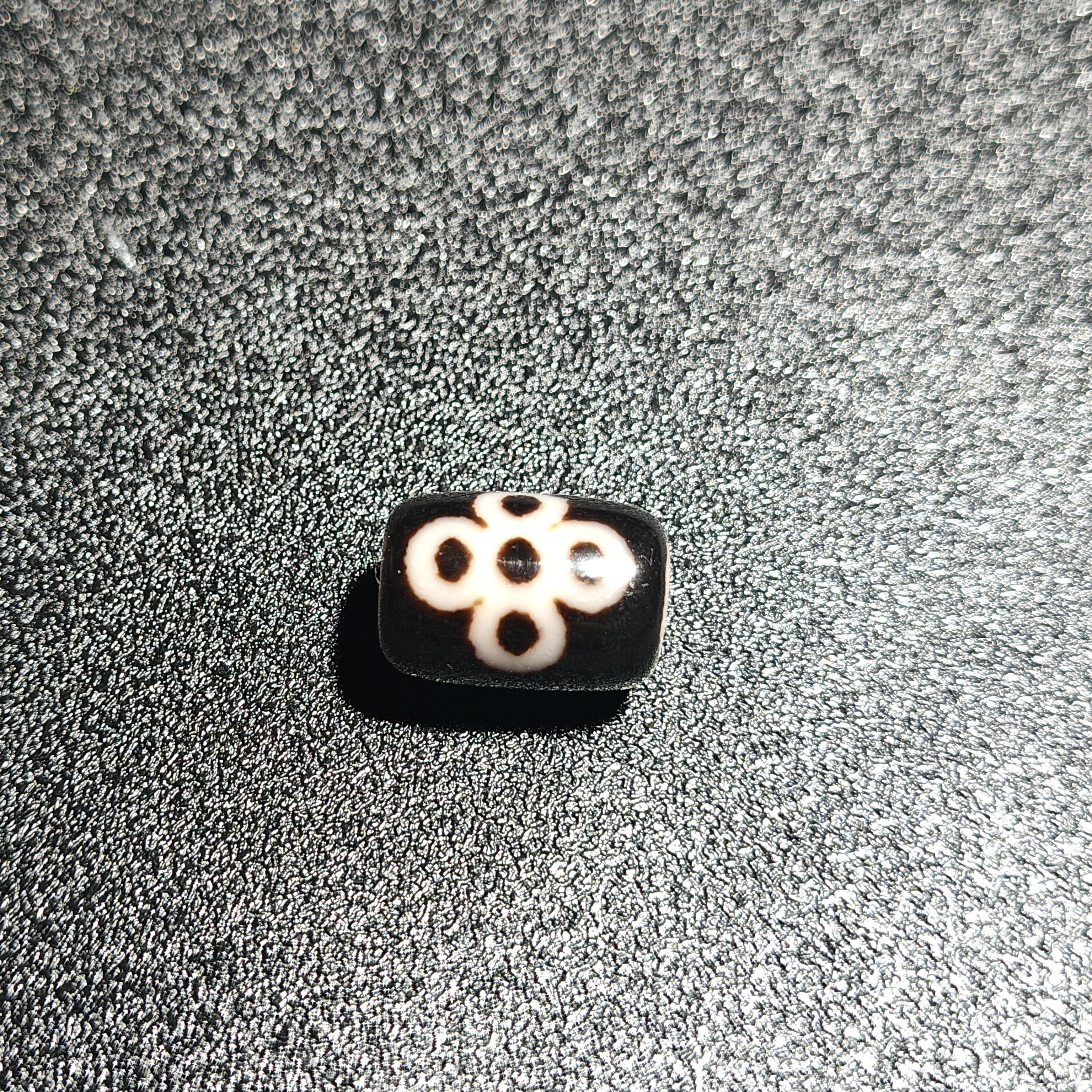 五眼闪电桶珠配珠顶珠腰珠复古民族风潮流百搭项坠尺寸11×16mm