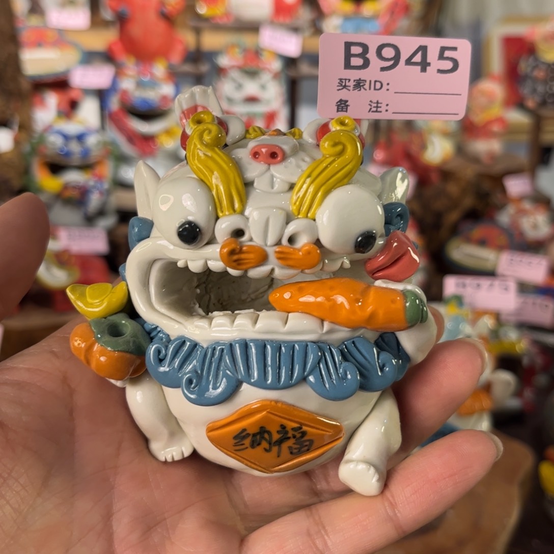 泥塑纯手工茶宠摆件