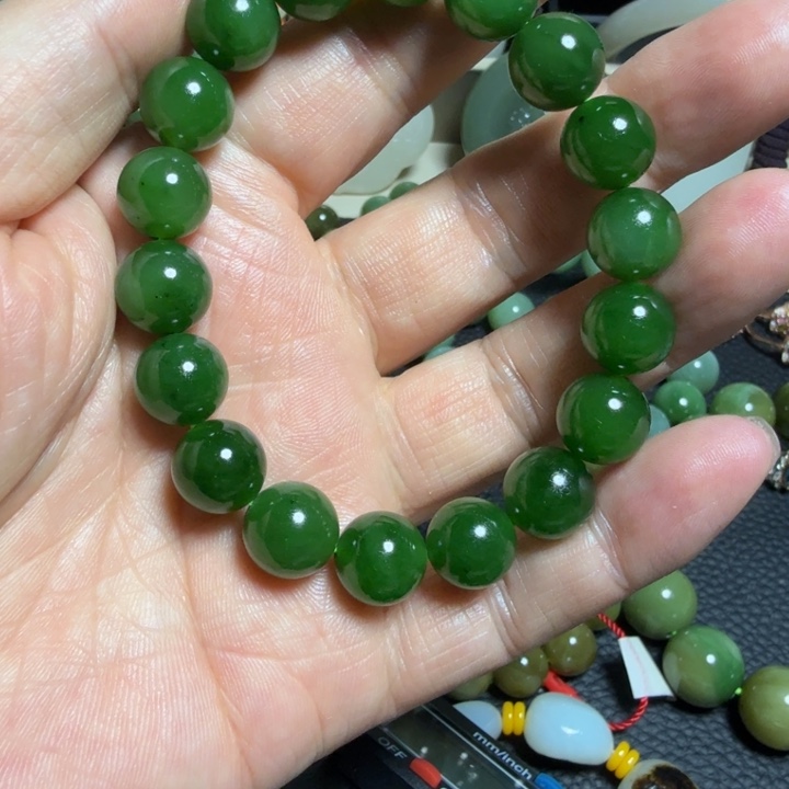 和田玉（碧玉）手串未镶嵌