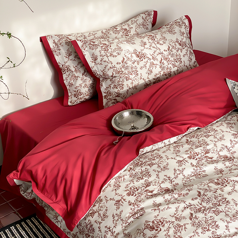 【香姐姐】高端100支长绒棉四件套全棉纯棉被套床单高级感床上用品