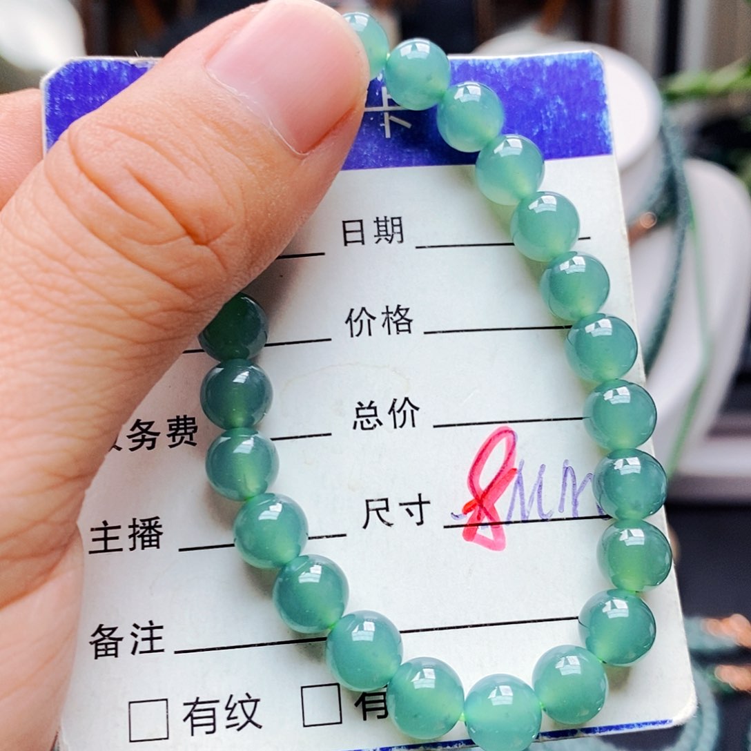 未镶嵌手链翡翠翡翠