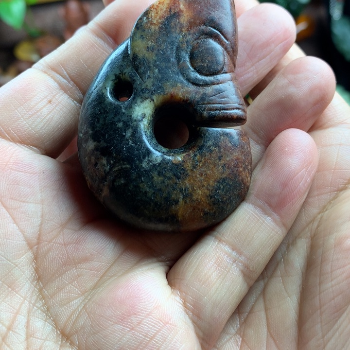 岫岩河磨玉（透闪石质玉）吊坠未镶嵌旭**升