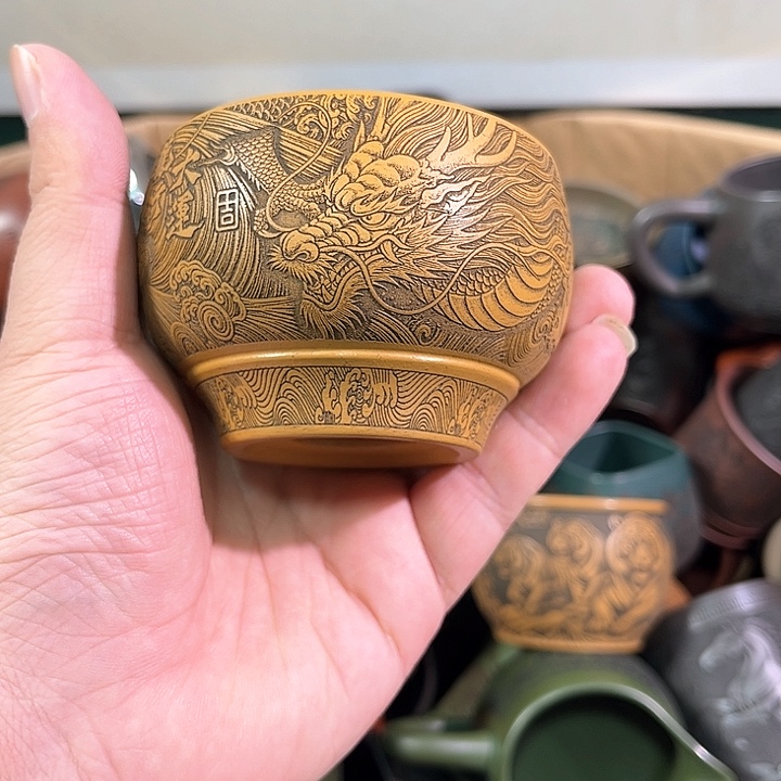 茶杯紫砂全手工紫砂主人杯