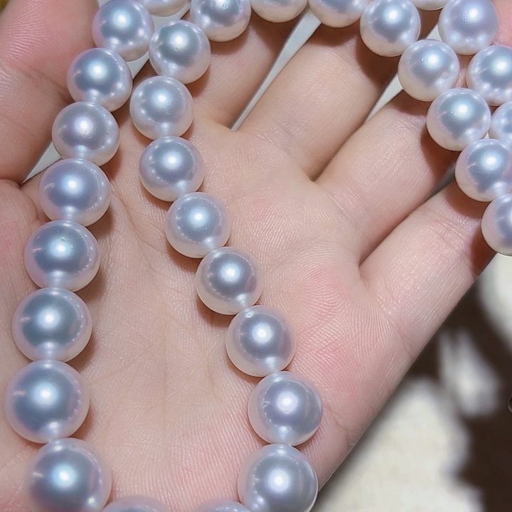 海水珍珠未镶嵌项链11-13