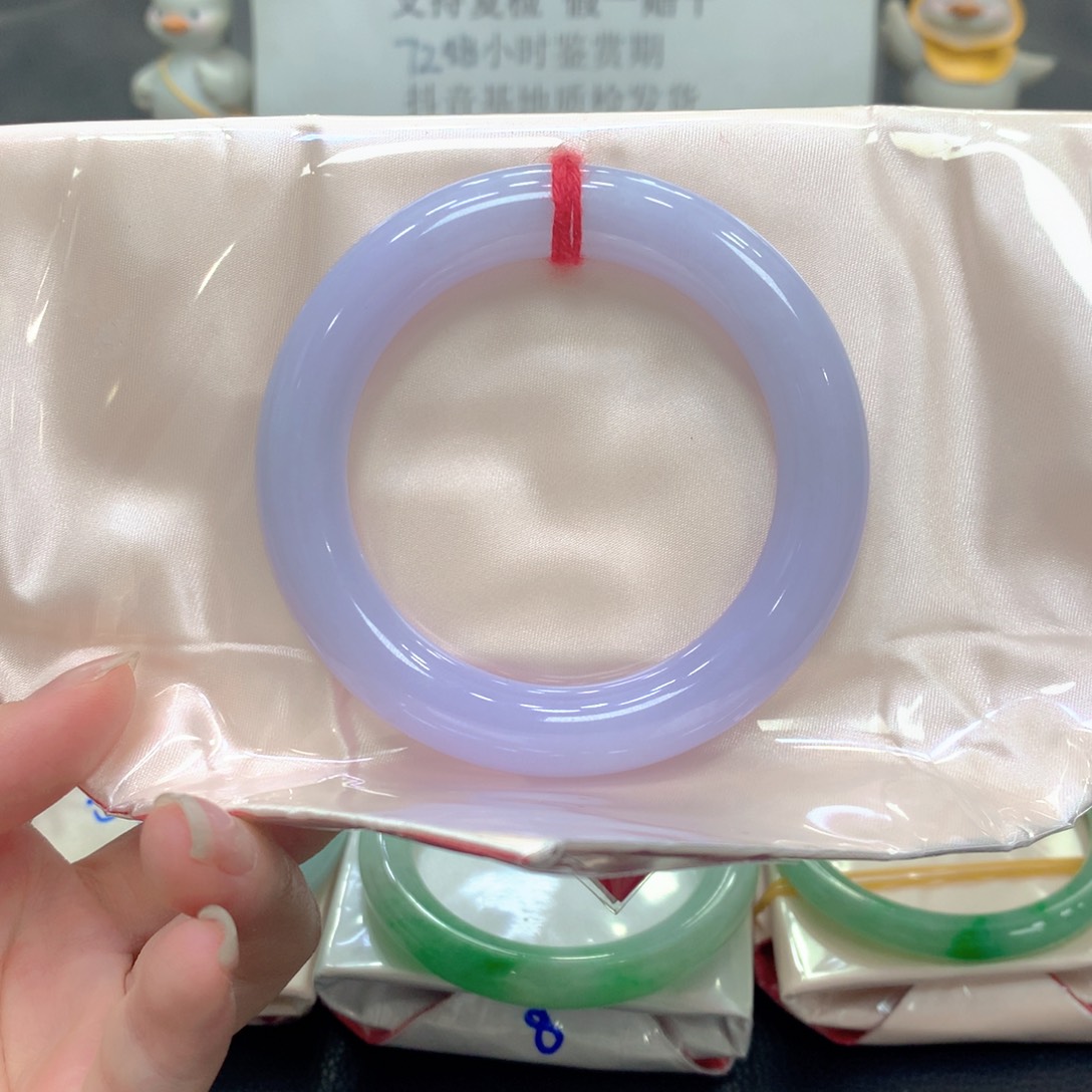 翡翠未镶嵌手镯7号