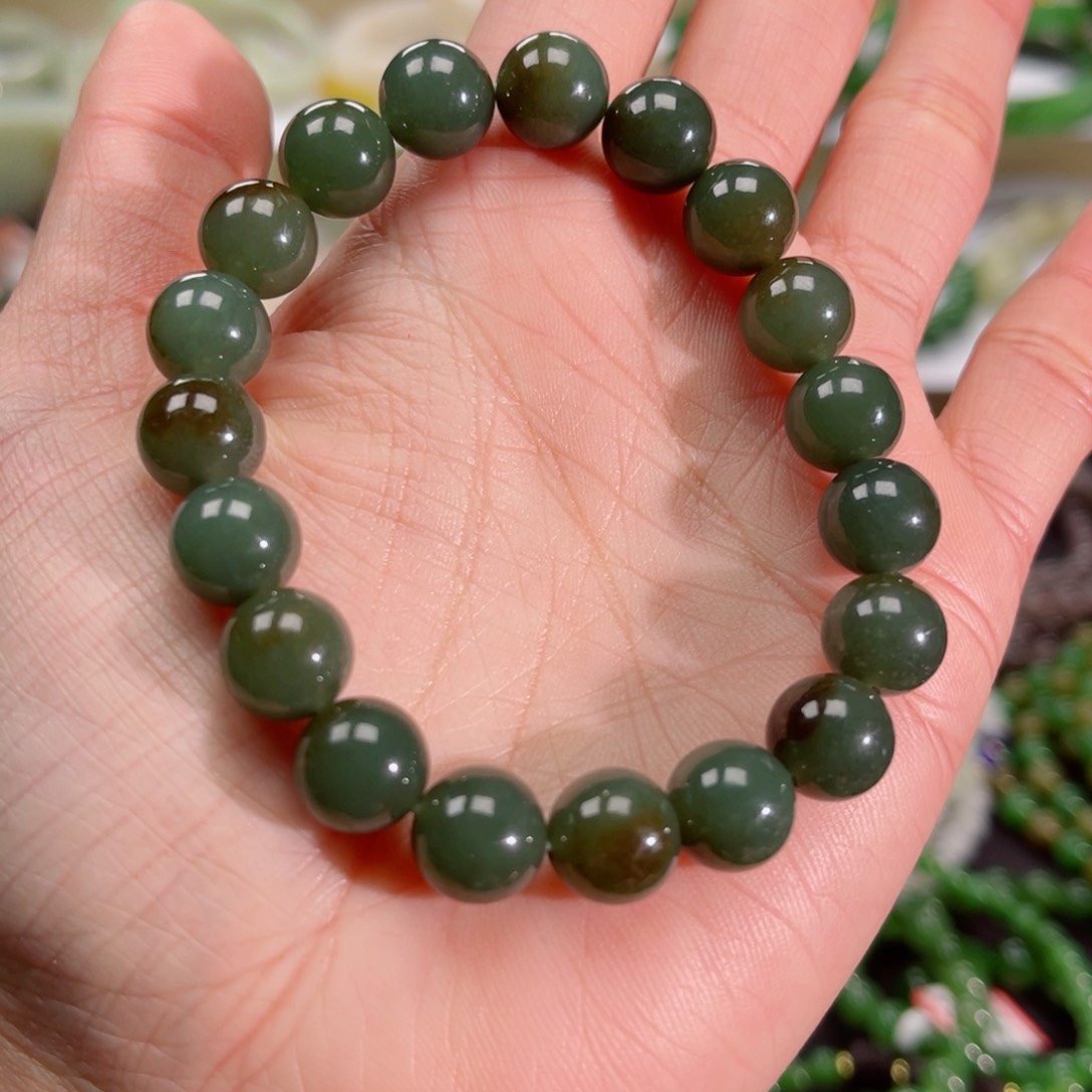 和田玉手链未镶嵌