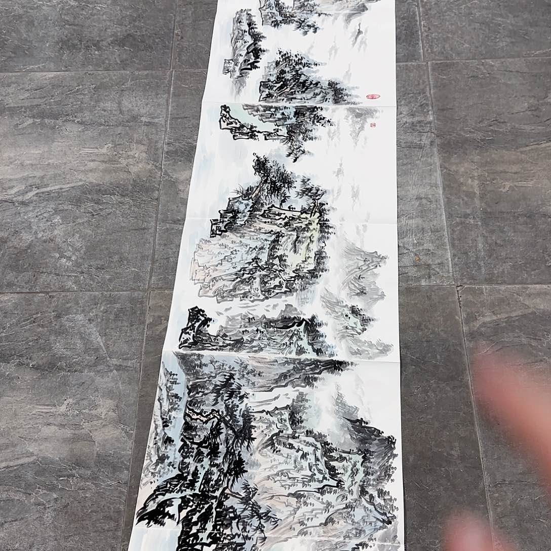 国画艺术家的作品