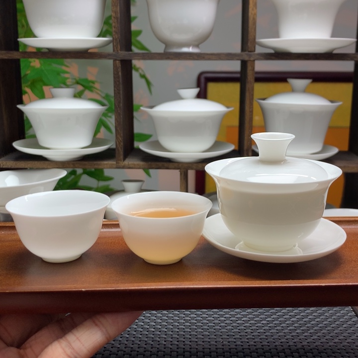 迷你小盖碗60cc+2只30cc蛋壳杯