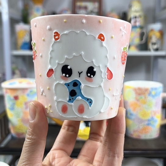 手绘高温釉下彩陶瓷