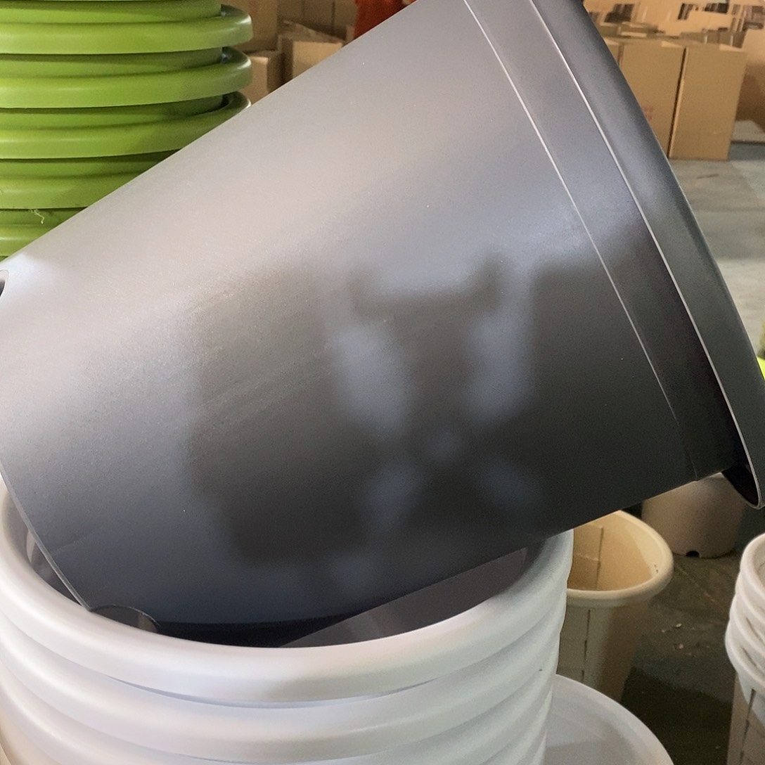 树脂四季8号灰黑色5个无拖