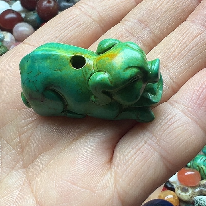 正***哥玛瑙/玉髓未镶嵌颈饰