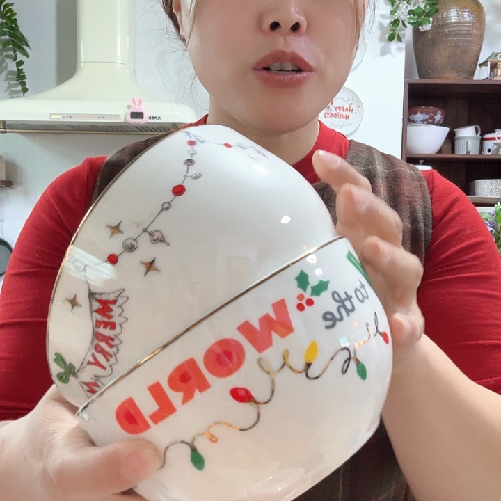 象牙白瓷面碗两个微瑕