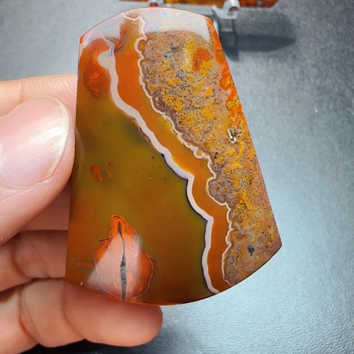 玛瑙/玉髓战国红未镶嵌维*