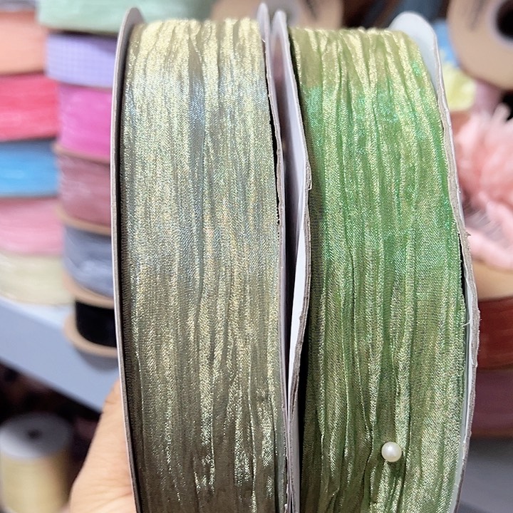 4的叶子纱绿色蓝色各25码