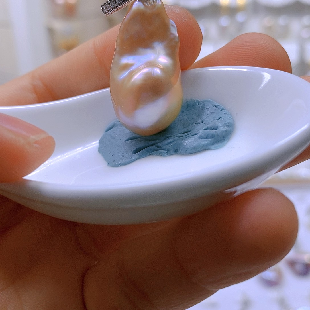 淡水珍珠合金颈饰