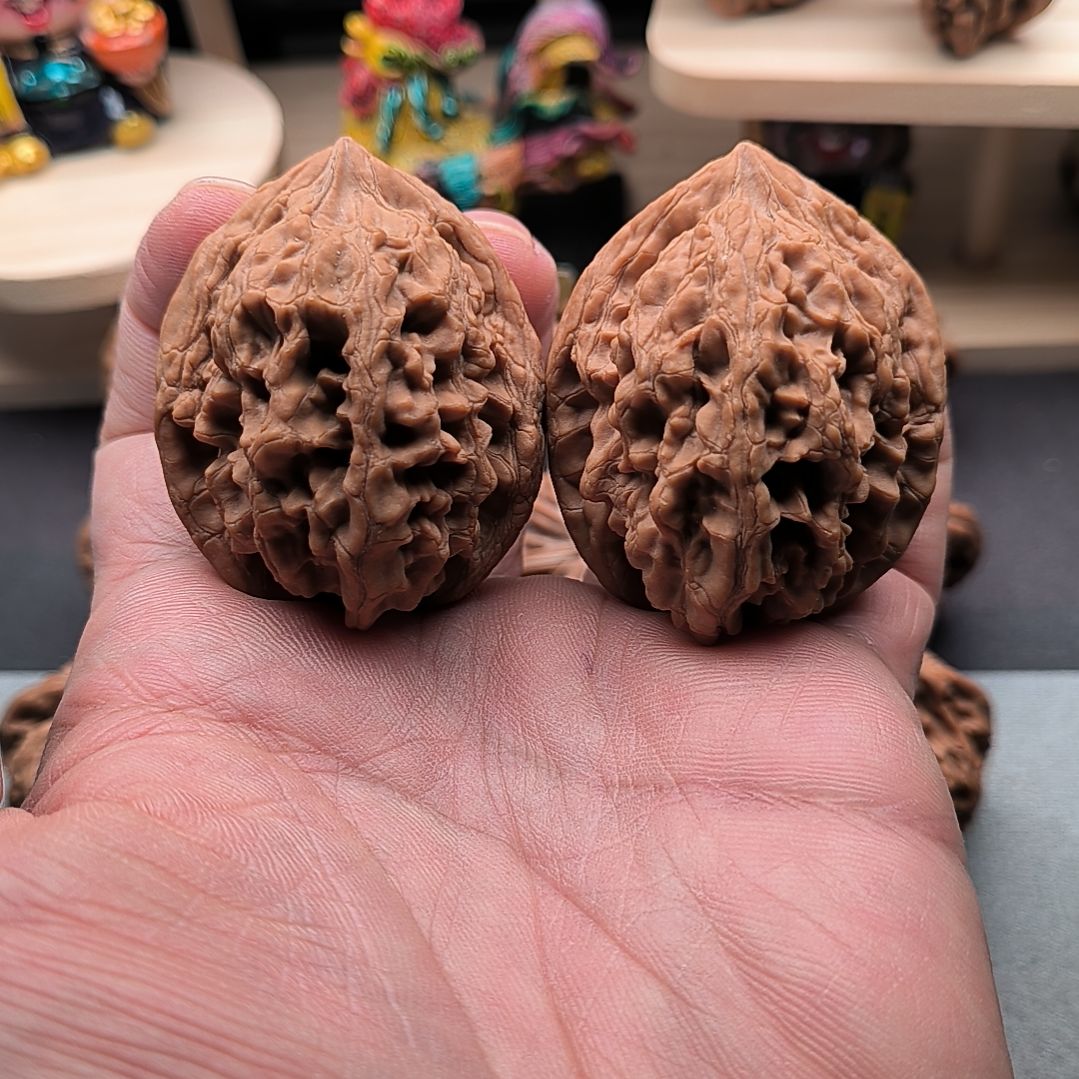 文玩核桃吊坠原装大沽石41尺52.6克