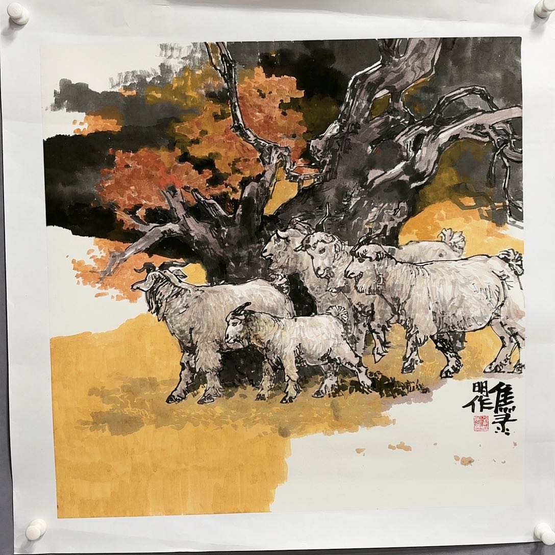 国画国画纯手绘作品请放心去藏