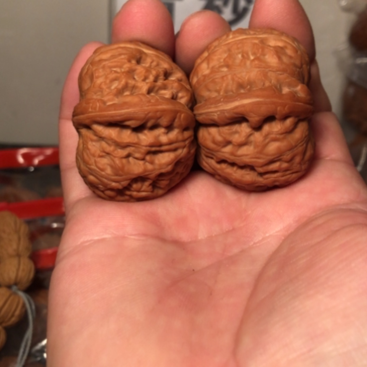 【闪购商品】文玩核桃把件元宝43