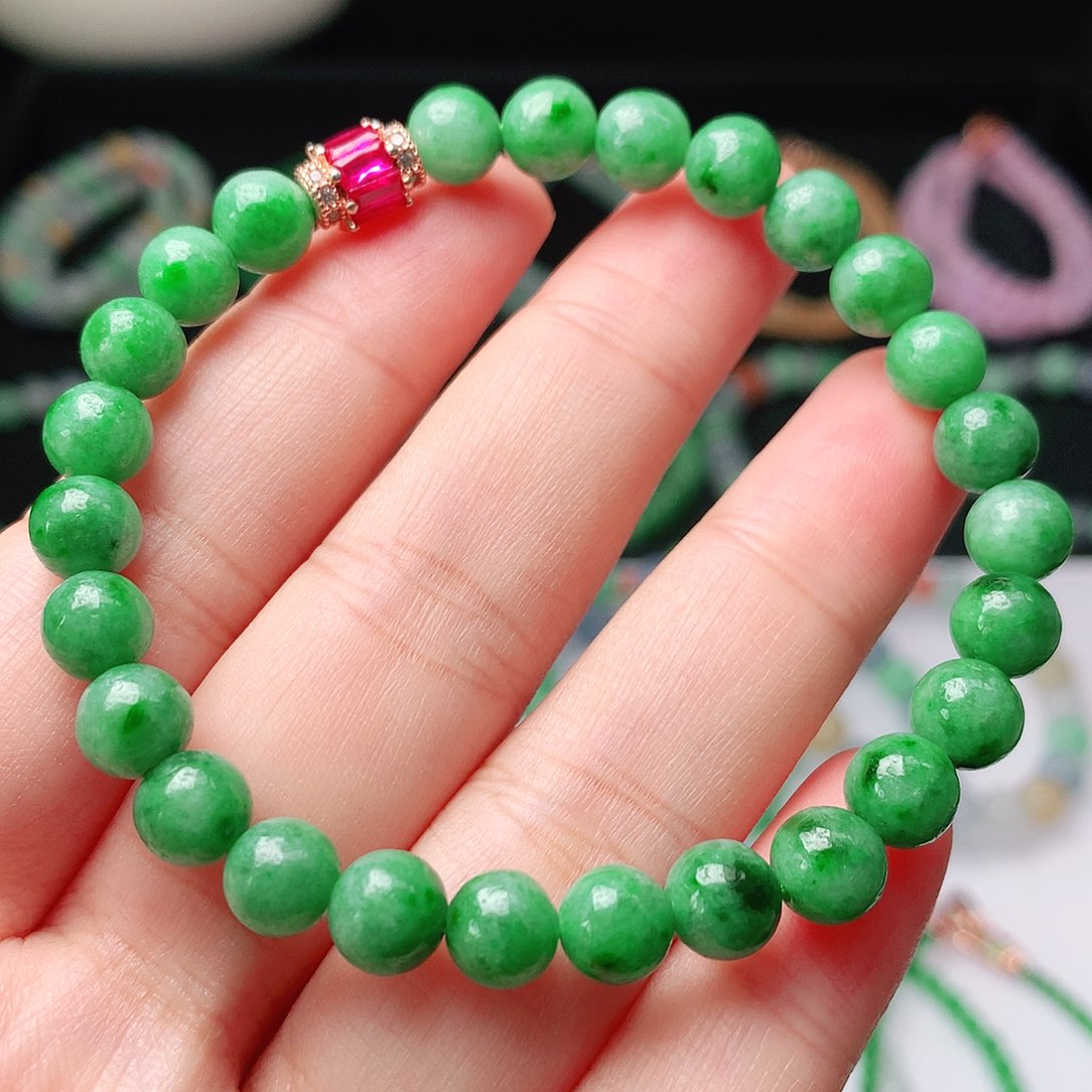 未镶嵌手链翡翠翡翠