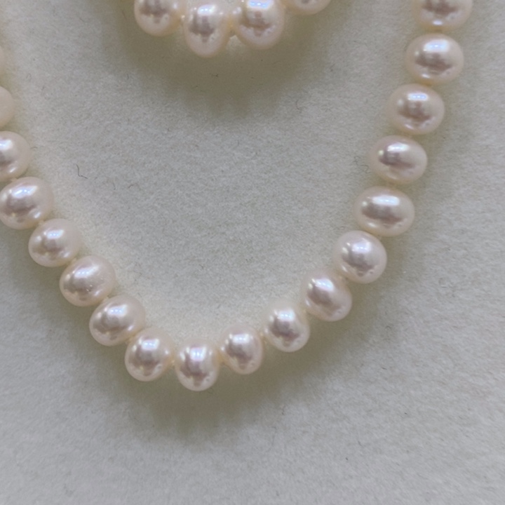 淡水珍珠颈饰合金媛*?6-7