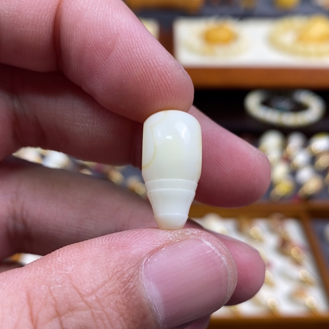 蜜蜡未镶嵌裸石配饰三通尺寸10,1