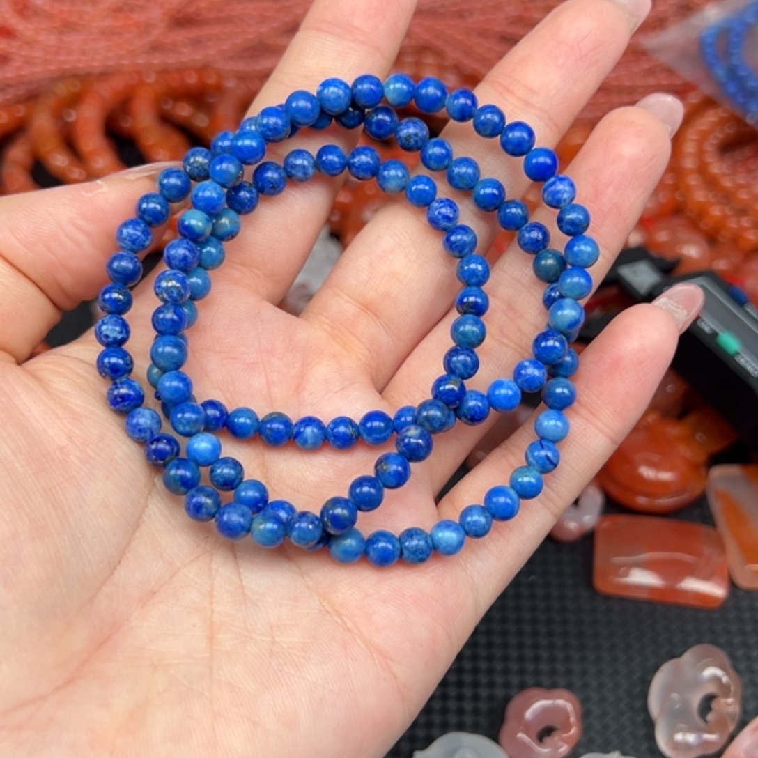 青金石未镶嵌手链