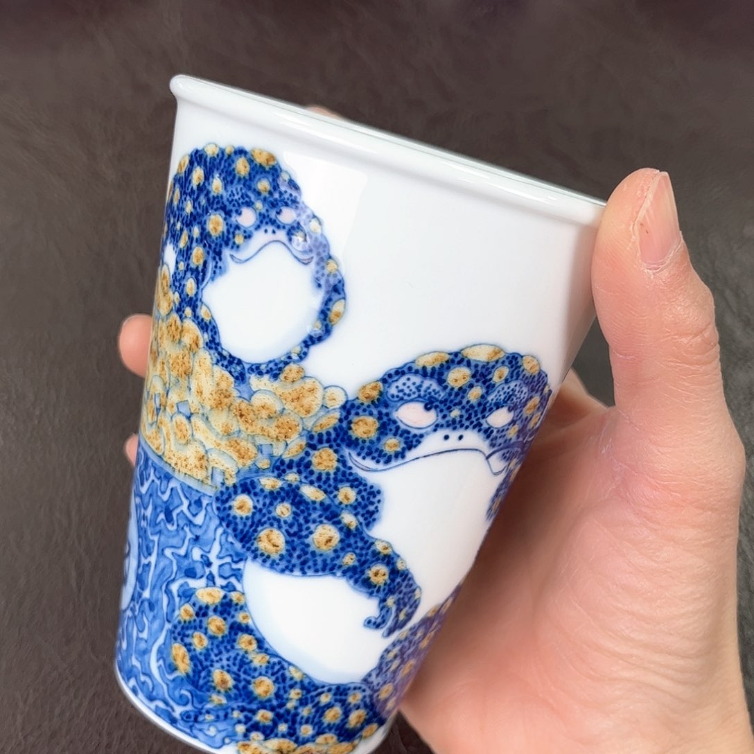 杯手绘高温瓷器瓷器