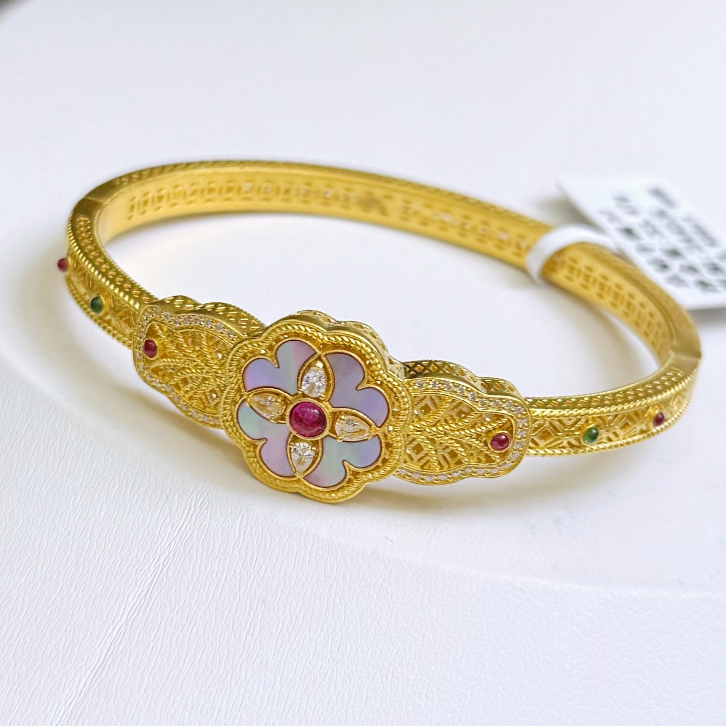 足金999 国风八方来财气质手镯