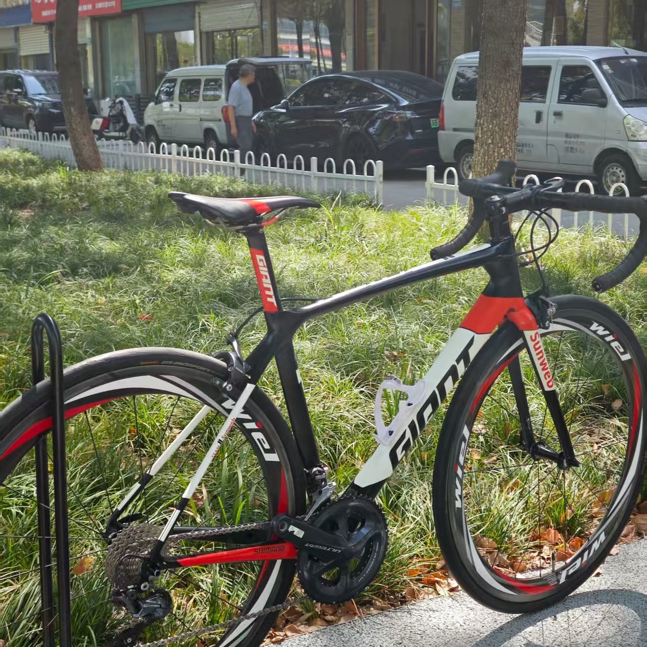 小太阳捷安特tcr Adv pro碳纤维公路车m码适合171-181