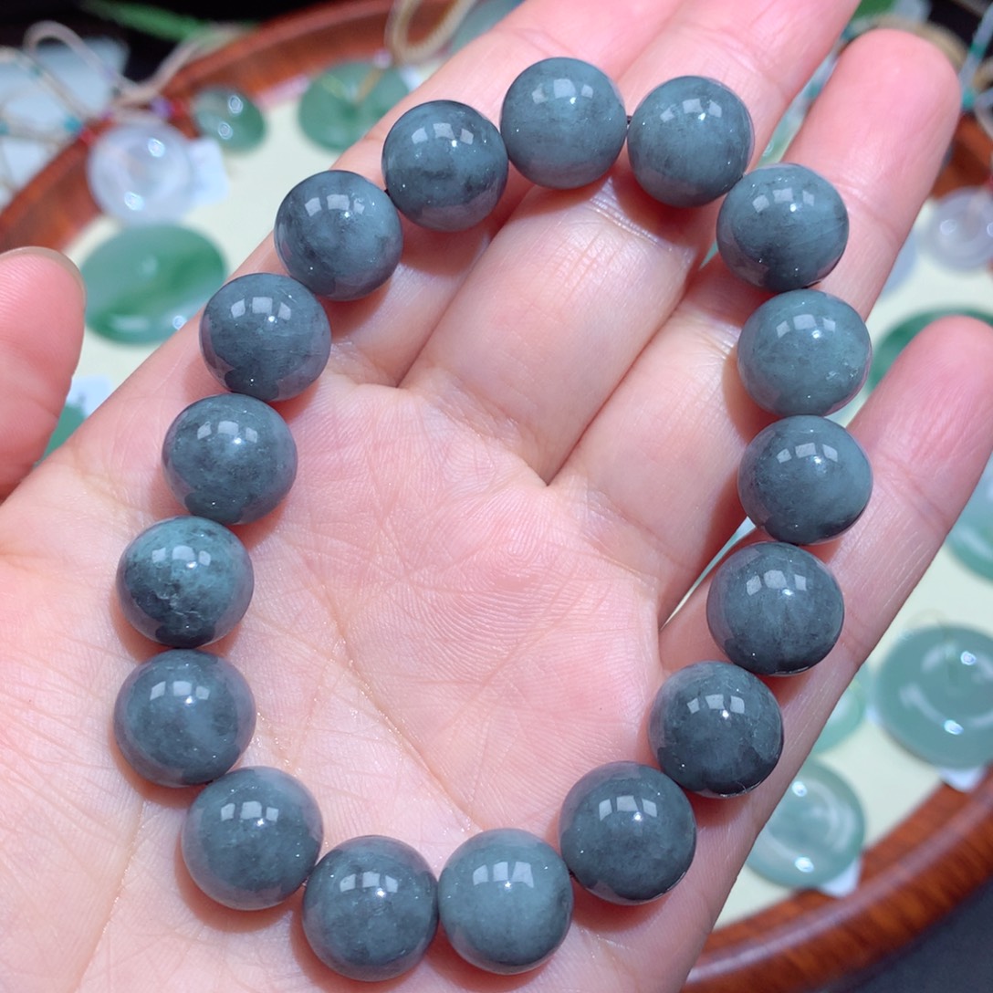 翡翠未镶嵌颈饰翡翠手串