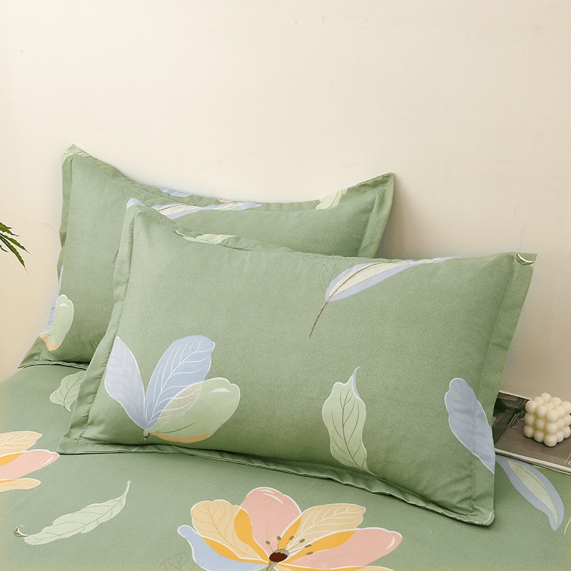 枕套一对48cm*74cm秋冬新款加密加厚【春花浪漫】